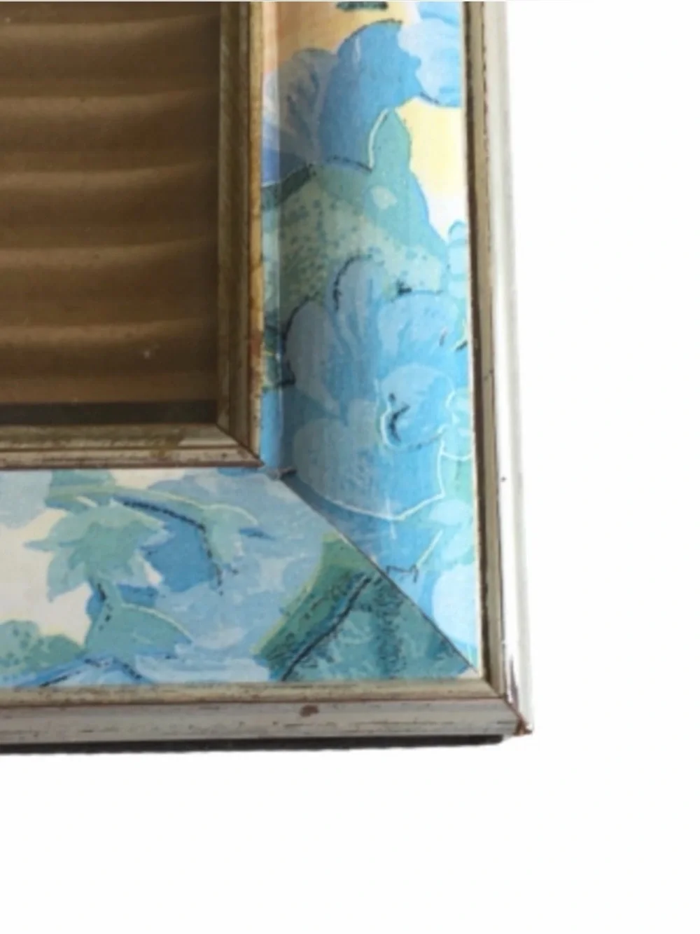 NATIONAL Vintage Floral Picture Frame Cottagecore Shabby Chic  Botanical Gold